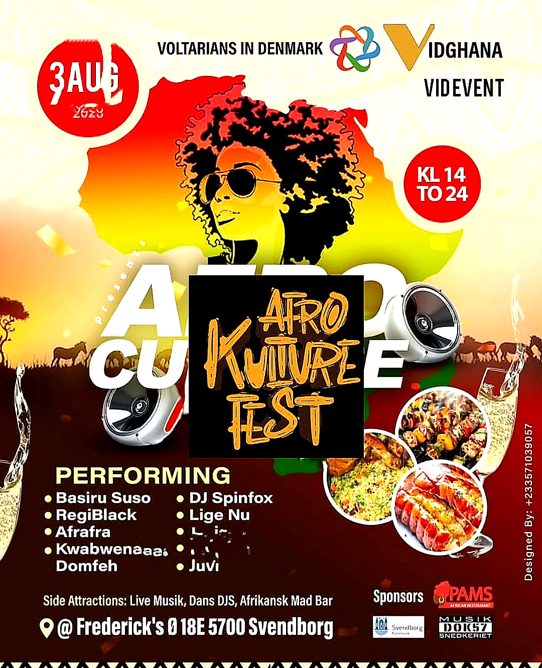 Afro Culture event poster 3